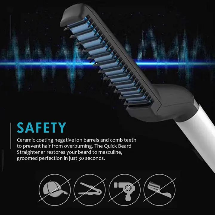 Hair Straightener Electric Brush