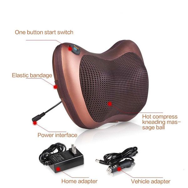 Pillow Massager With Deep Kneading